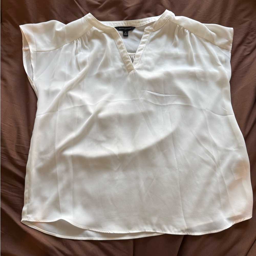 Banana Republic Cream Blouse